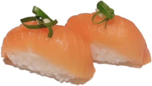 7. Nigiri smoked sake  (gerookte zalm) 2 st.