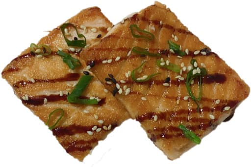 103. Teppanyaki sake (zalm) 2 st.