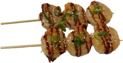101. Yaki ebi (garnalen spies) 2 st.